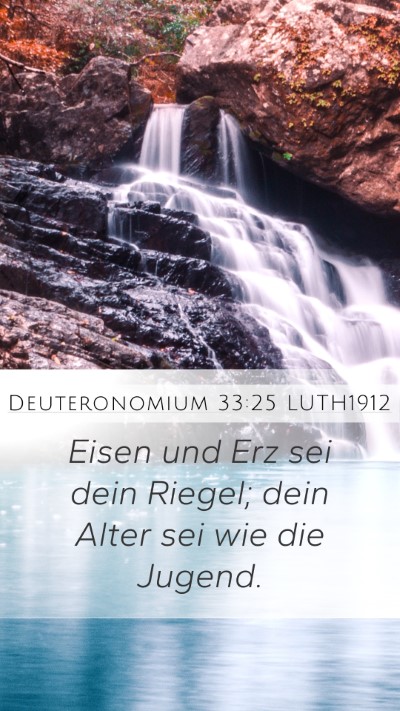 Deuteronomium 33:25 LUTH1912 Bible Verse Image