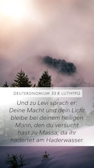 Deuteronomium 33:8 LUTH1912 Bible Verse Image