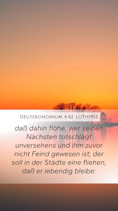 Deuteronomium 4:42 LUTH1912 Bible Verse Image