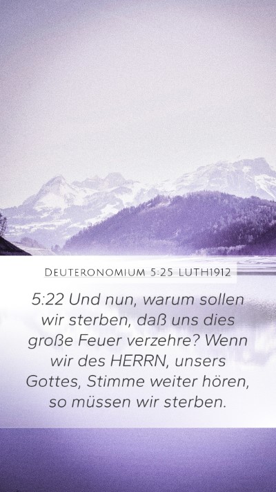 Deuteronomium 5:25 LUTH1912 Bible Verse Image