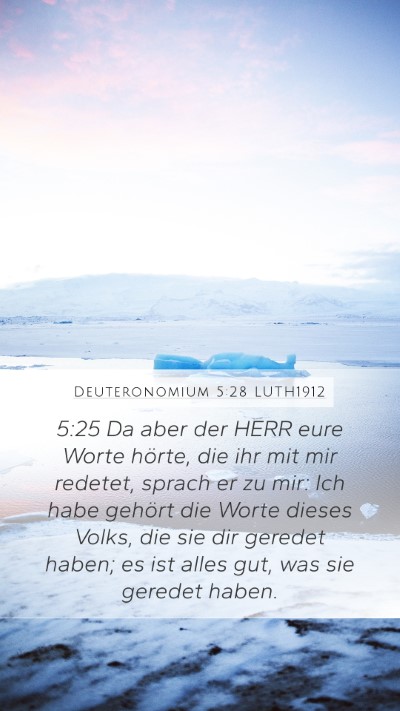 Deuteronomium 5:28 LUTH1912 Bible Verse Image