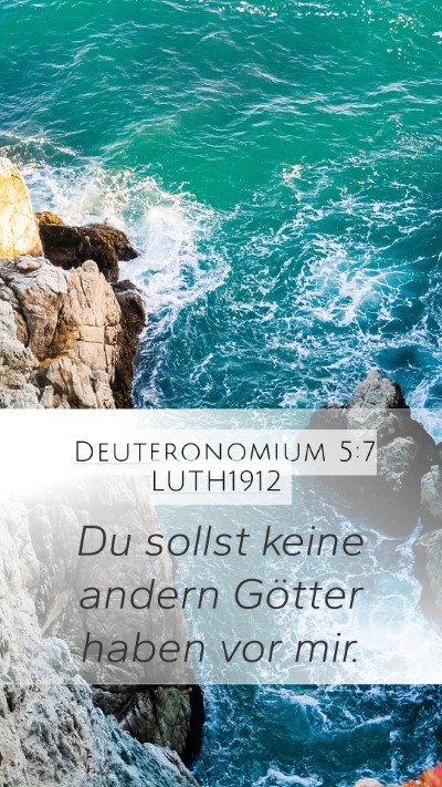 Deuteronomium 5:7 LUTH1912 Bible Verse Image
