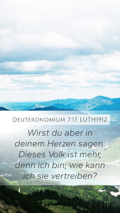 Deuteronomium 7:17 LUTH1912 Bible Verse Image