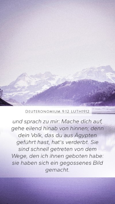 Deuteronomium 9:12 LUTH1912 Bible Verse Image