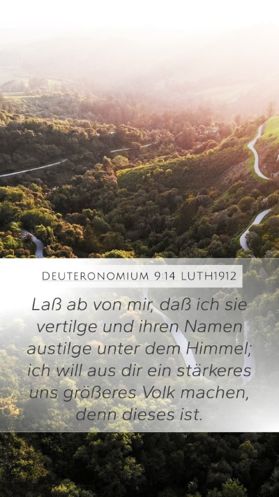 Deuteronomium 9:14 LUTH1912 Bible Verse Image