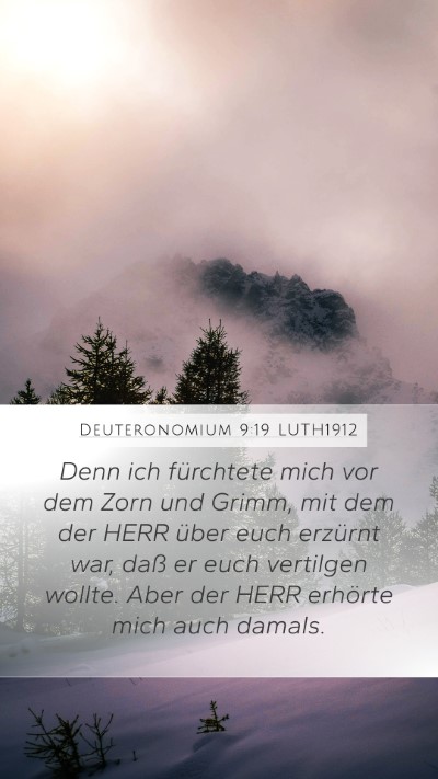 Deuteronomium 9:19 LUTH1912 Bible Verse Image