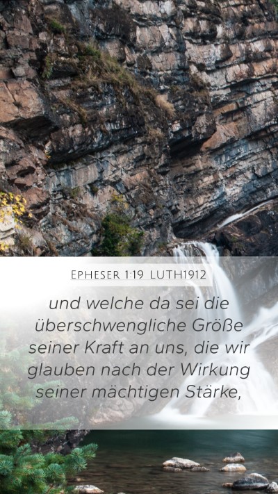 Epheser 1:19 LUTH1912 Bible Verse Image