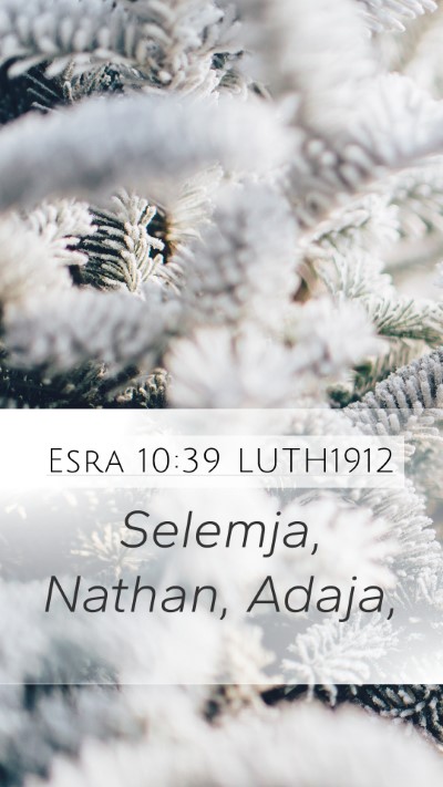 Esra 10:39 LUTH1912 Bible Verse Image