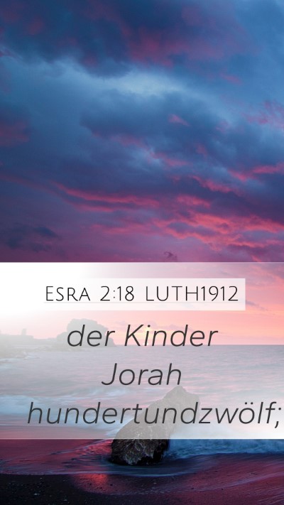 Esra 2:18 LUTH1912 Bible Verse Image