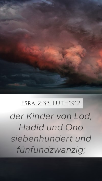 Esra 2:33 LUTH1912 Bible Verse Image