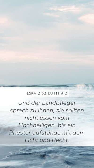 Esra 2:63 LUTH1912 Bible Verse Image