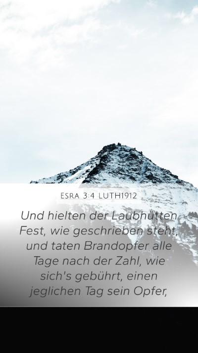 Esra 3:4 LUTH1912 Bible Verse Image