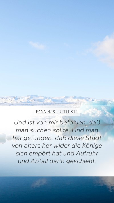 Esra 4:19 LUTH1912 Bible Verse Image