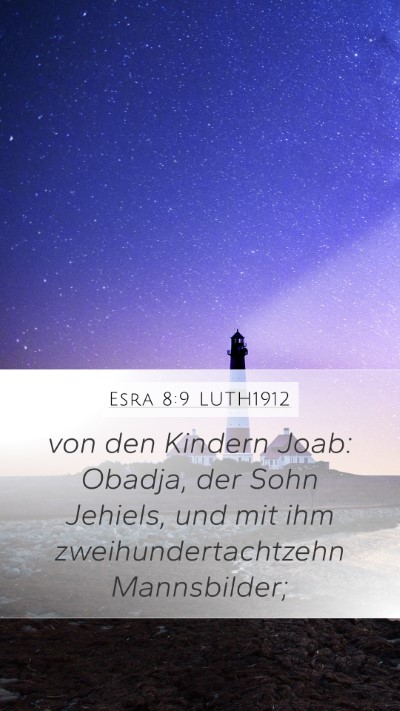 Esra 8:9 LUTH1912 Bible Verse Image