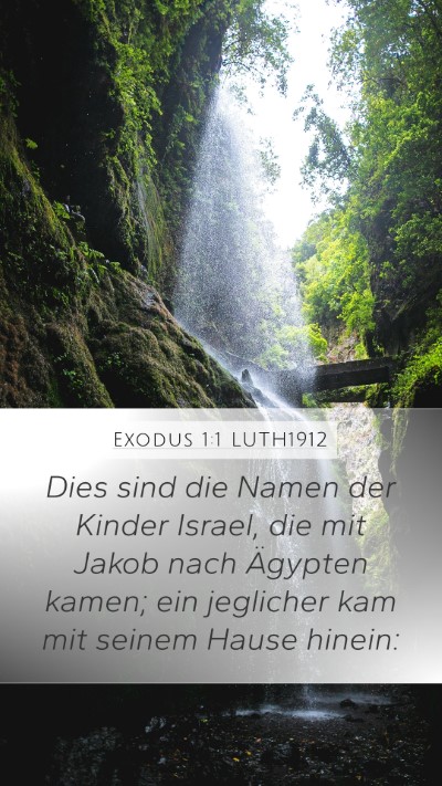 Exodus 1:1 LUTH1912 Bible Verse Image