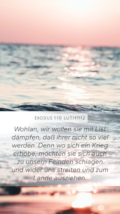 Exodus 1:10 LUTH1912 Bible Verse Image