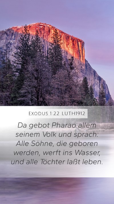Exodus 1:22 LUTH1912 Bible Verse Image