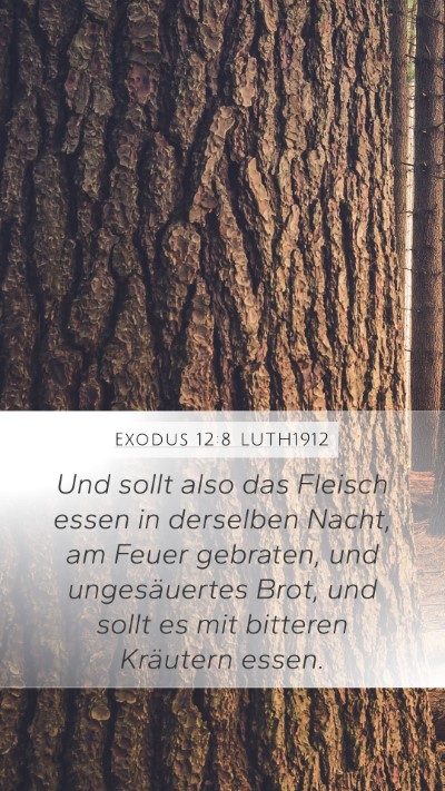 Exodus 12:8 LUTH1912 Bible Verse Image