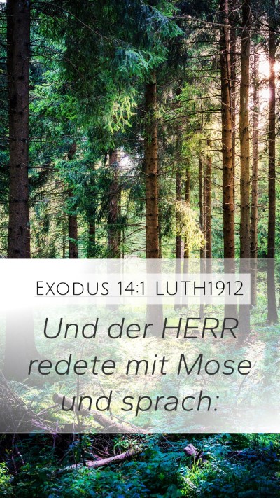 Exodus 14:1 LUTH1912 Bible Verse Image