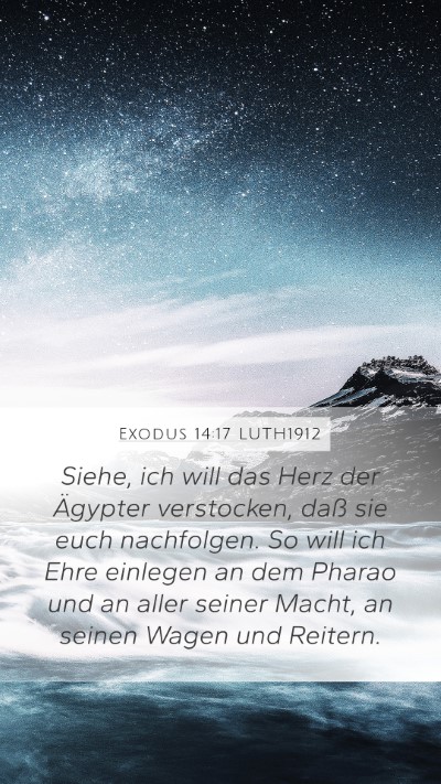 Exodus 14:17 LUTH1912 Bible Verse Image