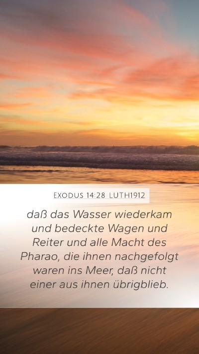 Exodus 14:28 LUTH1912 Bible Verse Image