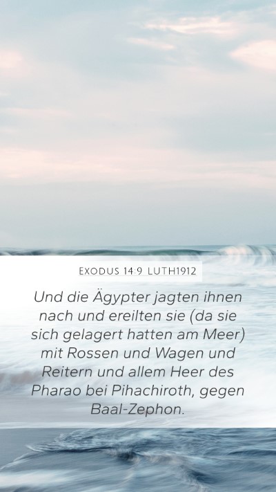 Exodus 14:9 LUTH1912 Bible Verse Image