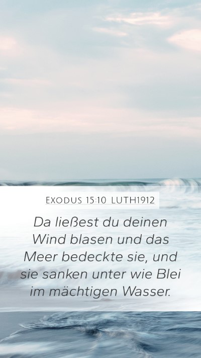 Exodus 15:10 LUTH1912 Bible Verse Image