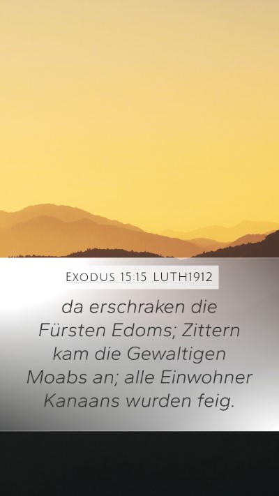 Exodus 15:15 LUTH1912 Bible Verse Image