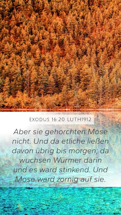 Exodus 16:20 LUTH1912 Bible Verse Image
