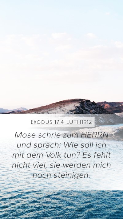 Exodus 17:4 LUTH1912 Bible Verse Image