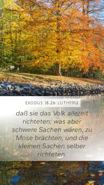 Exodus 18:26 LUTH1912 Bible Verse Image