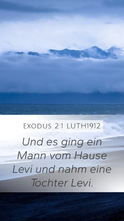 Exodus 2:1 LUTH1912 Bible Verse Image