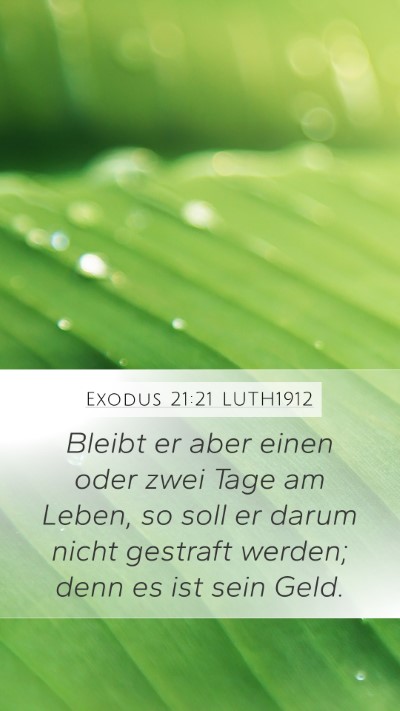 Exodus 21:21 LUTH1912 Bible Verse Image