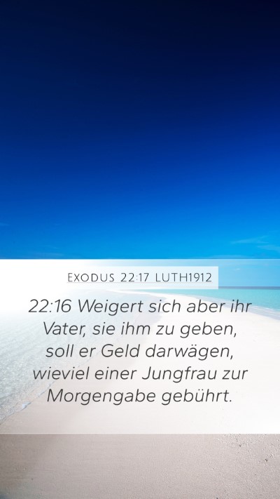 Exodus 22:17 LUTH1912 Bible Verse Image