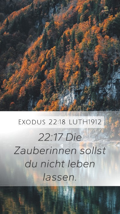 Exodus 22:18 LUTH1912 Bible Verse Image