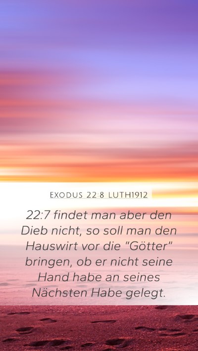 Exodus 22:8 LUTH1912 Bible Verse Image