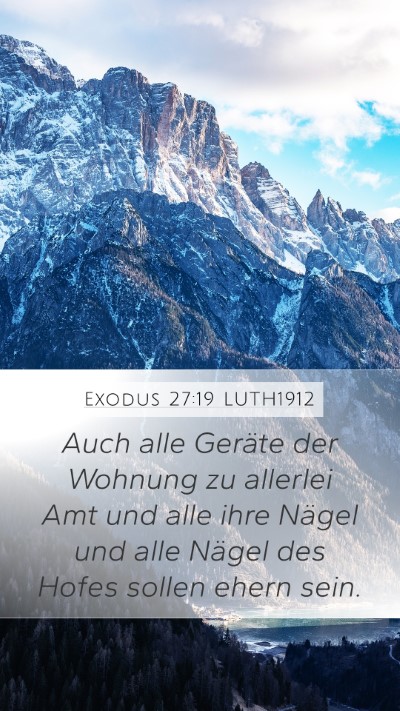 Exodus 27:19 LUTH1912 Bible Verse Image