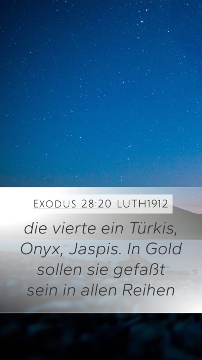 Exodus 28:20 LUTH1912 Bible Verse Image