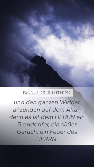 Exodus 29:18 LUTH1912 Bible Verse Image