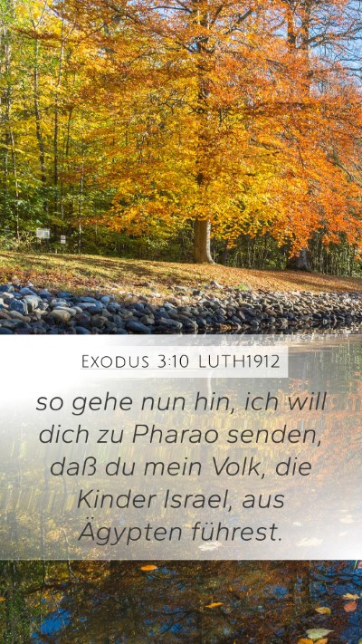 Exodus 3:10 LUTH1912 Bible Verse Image