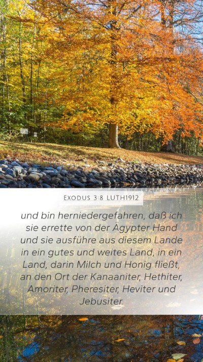 Exodus 3:8 LUTH1912 Bible Verse Image