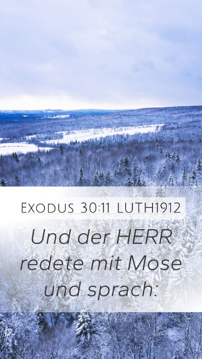 Exodus 30:11 LUTH1912 Bible Verse Image