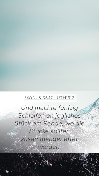Exodus 36:17 LUTH1912 Bible Verse Image
