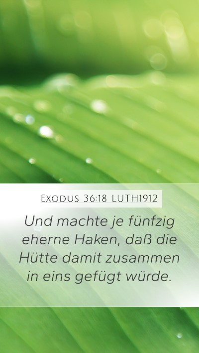 Exodus 36:18 LUTH1912 Bible Verse Image