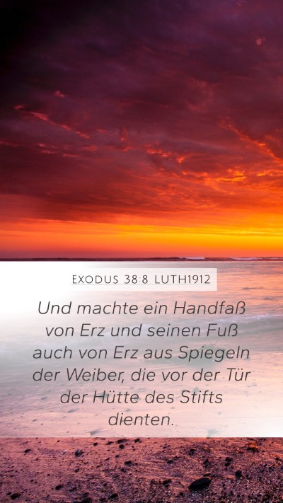 Exodus 38:8 LUTH1912 Bible Verse Image