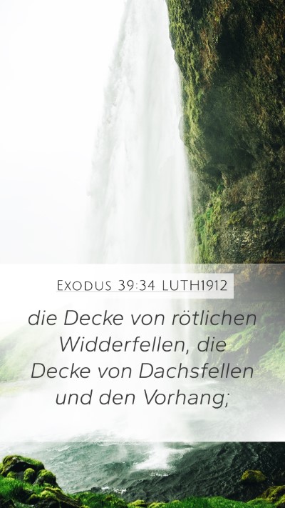 Exodus 39:34 LUTH1912 Bible Verse Image