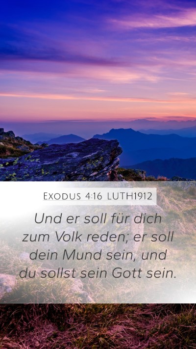 Exodus 4:16 LUTH1912 Bible Verse Image
