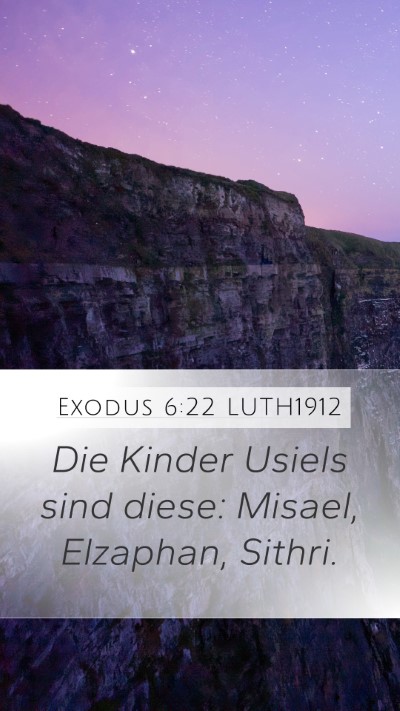Exodus 6:22 LUTH1912 Bible Verse Image