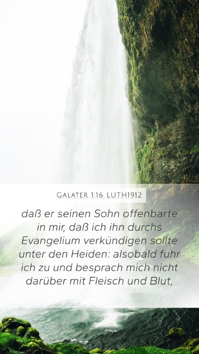 Galater 1:16 LUTH1912 Bible Verse Image