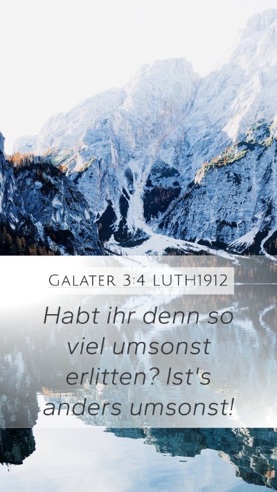 Galater 3:4 LUTH1912 Bible Verse Image